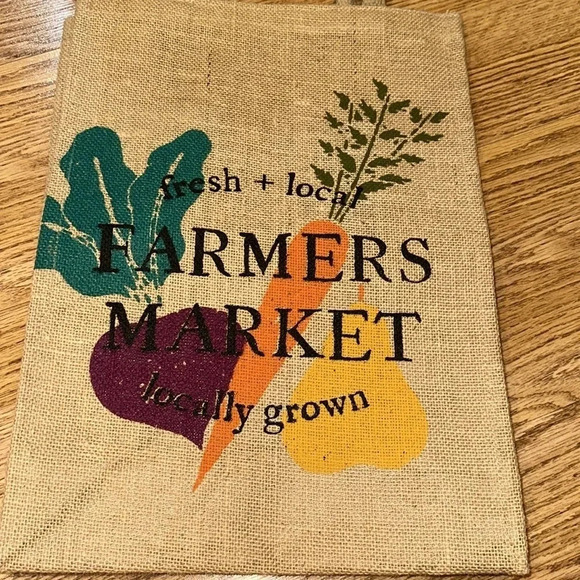 NWT Fresh + local farmers market locally grown bag tote - Picture 4 of 4